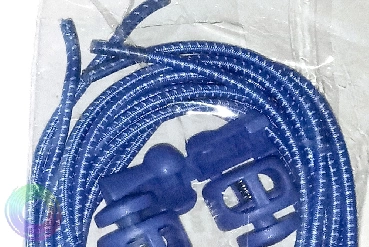 Kék gumi cipőfűző