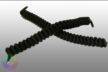 Fekete Spirál gumi cipőfűző Fekete Spirál gumi cipőfűző