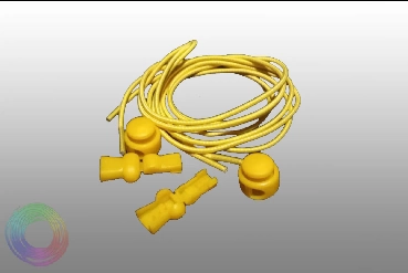 Sárga gumicipőfűző Sárga gumicipőfűző